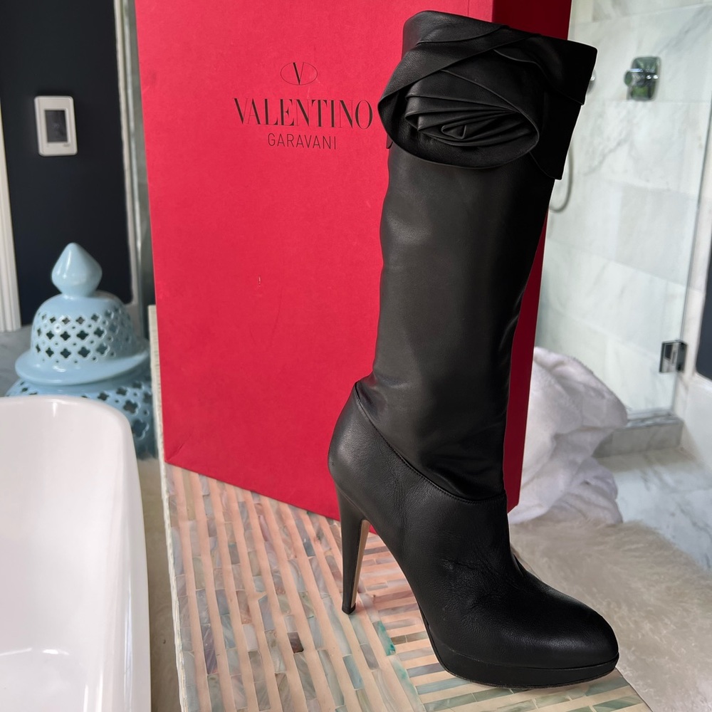Valentino soft buttery leather boots